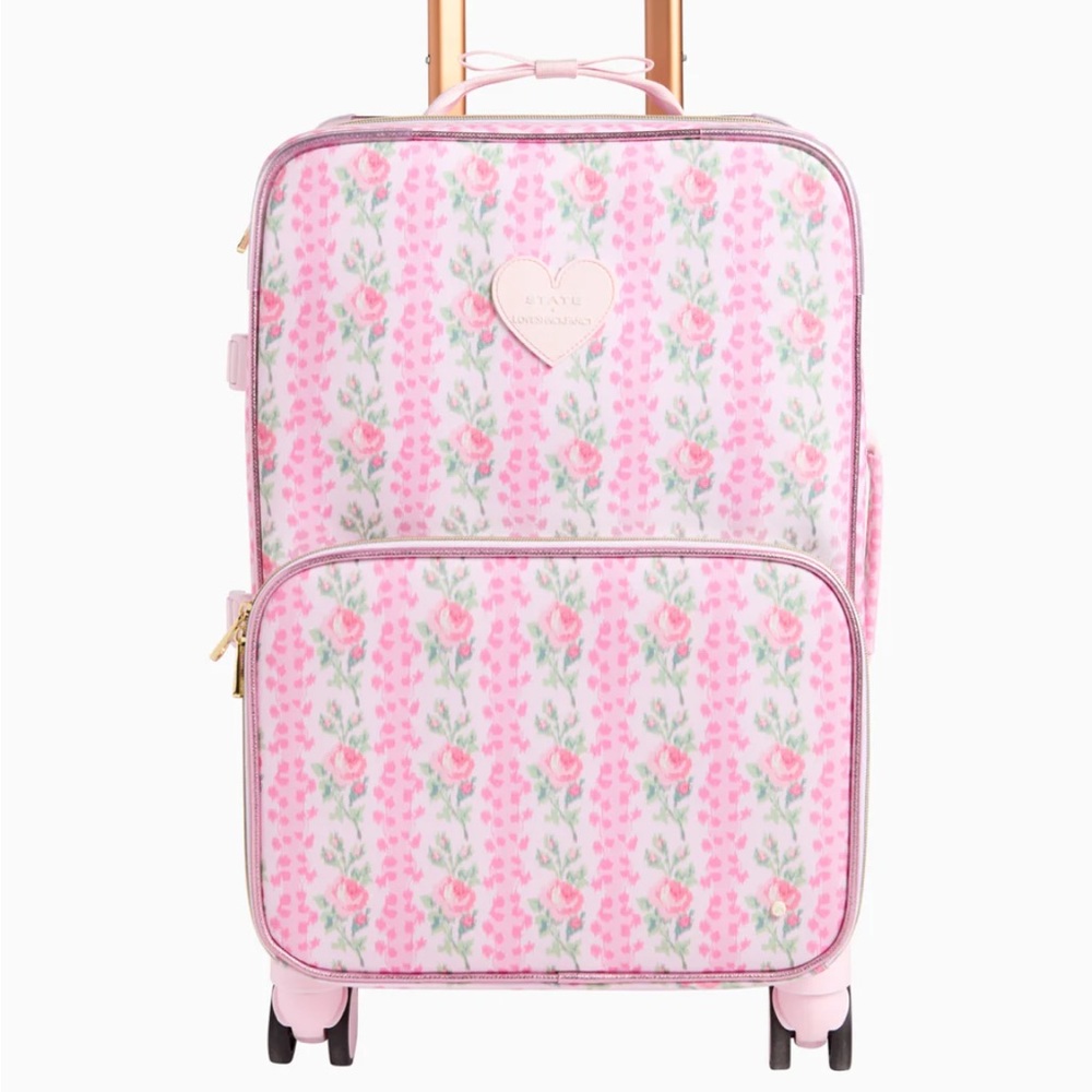 LOVESHACKFANCY STATE LUGGAGE BAG SUITCASE BLOOMING HEIRLOOM